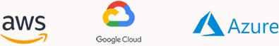 AWS, Google Cloud and Azure